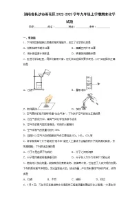 湖南省长沙市雨花区2022-2023学年九年级上学期期末化学试题(含答案)