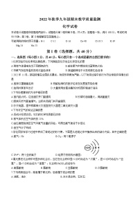 四川省绵阳市2022-2023学年九年级上学期期末化学试题（含答案）