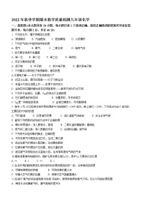 广西壮族自治区贺州市昭平县2022-2023学年九年级上学期期末化学试题（含答案）