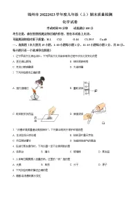 辽宁省锦州市2022_2023学年九年级上学期期末化学试题(含答案)