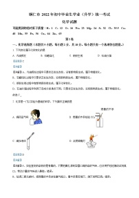 2022年贵州省铜仁市中考化学真题（教师版）