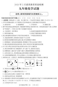 山东省菏泽市曹县2022-2023学年九年级上学期期末考试化学试题