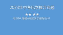 2023年中考化学复习专题 ---酸碱中和反应与溶液的pH课件PPT