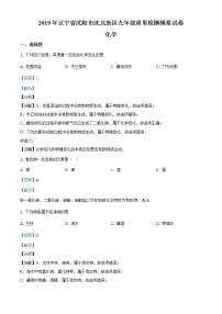 2019年辽宁省沈阳市沈北新区中考模拟化学试题