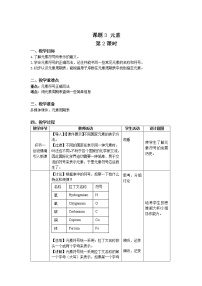 初中化学人教版九年级上册课题3 元素第2课时教学设计