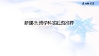 中考化学复习新课标跨学科实践题推荐作业课件