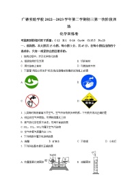 广东省江门市广德实验学校2022-2023学年九年级下学期第一次月考化学试题