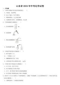 山东省潍坊市2020年中考化学试卷【附参考答案】