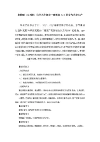 初中化学鲁教版 (五四制)九年级全册3 化学与农业生产教案设计