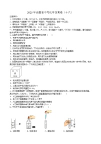 2023年安徽省合肥市西递中学中考化学仿真卷（十六）（含答案）