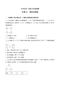 专题24 物质的推断-中考化学一轮复习必练真题（全国通用）