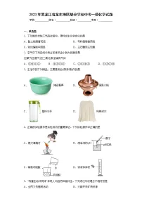 2023年黑龙江省龙东地区部分学校中考一模化学试题（含答案）