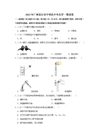 2023年广西崇左市宁明县中考化学一模试卷（含答案）