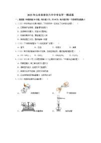 2023年山东省泰安市第六中学中考一模化学试卷(含答案)