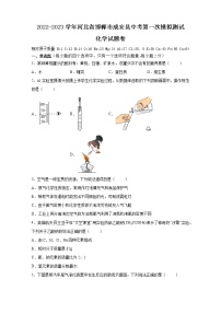 2023年河北省邯郸市成安县中考第一次模拟测试化学试题卷（含答案）