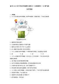 备考2023年中考化学真题专项练习（全国通用）-40氧气的化学性质