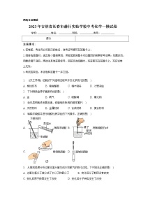 2023年吉林省长春市赫行实验学校中考化学一模试卷（含答案）