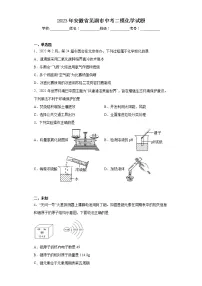 2023年安徽省芜湖市中考二模化学试题（无答案）
