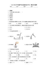 2023年辽宁省葫芦岛市建昌县中考一模化学试题