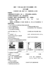 2023年重庆市沙坪坝区重庆一中中考全真模拟化学试题四(无答案)