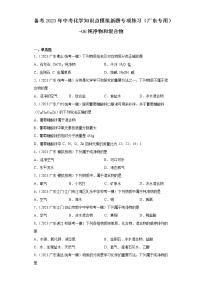 备考2023年中考化学知识点模拟新题专项练习（广东专用）-06纯净物和混合物