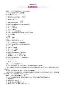中考化学一轮复习考点讲练化学式与化合价 (含答案)
