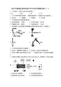 2023年福建省泉州实验中学中考化学模拟试卷（一）（含答案解析）