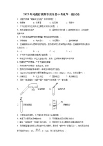 2023年河南省濮阳市南乐县中考化学一模试卷（含答案解析）