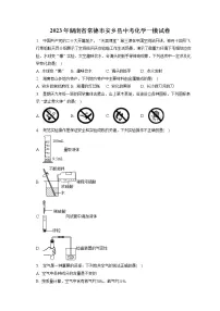 2023年湖南省常德市安乡县中考化学一模试卷(含答案解析)