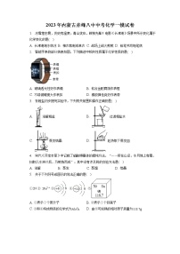 2023年内蒙古赤峰八中中考化学一模试卷（含答案解析）