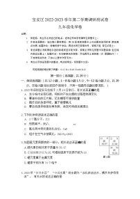 2023年广东省深圳市宝安区中考二模化学试卷(含答案)