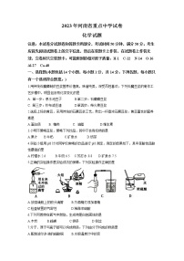 2023河南省驻马店市正阳县十校联考中考三模化学试题