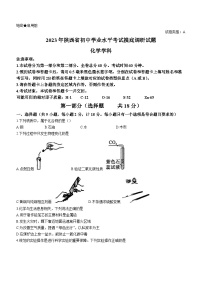 2023年陕西省榆林市子洲县张家港希望中学三模化学试题（含答案）