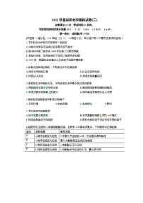 2021年辽宁省沈阳市皇姑区中考二模化学试题