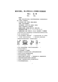 湖南省衡阳市雅礼、船山两校2022-2023学年九年级下学期期中考试化学试题