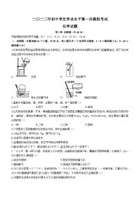 2023年山东省聊城市莘县中考一模化学试题（含答案）