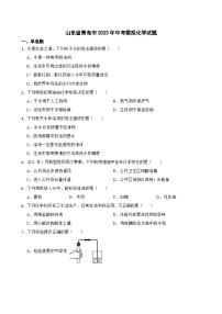 2023年山东省青岛市中考模拟化学试题+(1)