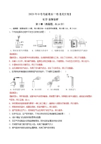 化学（武汉卷）2023年中考考前最后一卷（全解全析）