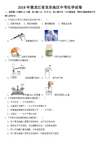 2018年黑龙江省龙东地区中考化学试卷【含答案】