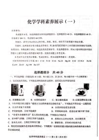 2023年济南市莱芜区初三化学三模