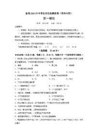 2023年苏州中考化学仿真模拟卷（解析版）