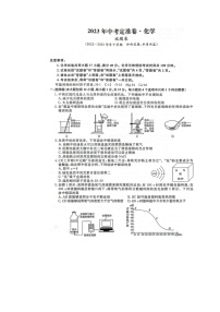 2023年安徽省合肥市小庙中学中考模拟定准卷化学试题