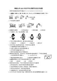 2023年四川省乐山市峨眉山市初中第二次调研考试化学试题及答案