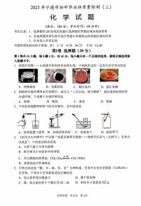 2023福建省宁德市中考模拟第二次教学质量检测化学试题