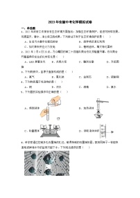 2023年安徽省中考化学模拟试卷