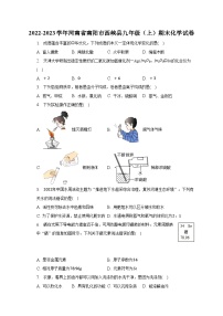 2022-2023学年河南省南阳市西峡县九年级（上）期末化学试卷-普通用卷