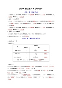 【期末复习】第5单元 初识酸和碱——初中化学九年级单元知识点梳理（沪教版·上海）