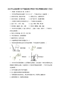 2023年山西省晋中市平遥县部分学校中考化学模拟试卷（5月份）-普通用卷