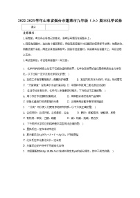 2022-2023学年山东省烟台市蓬莱市九年级（上）期末化学试卷（含解析）