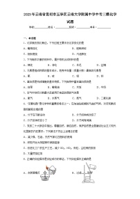 2023年云南省昆明市五华区云南大学附属中学中考三模化学试题(含答案)